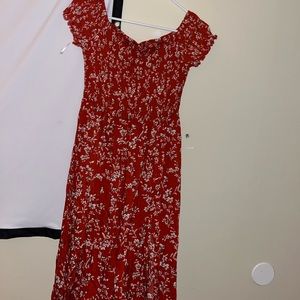 off the shoulder dress